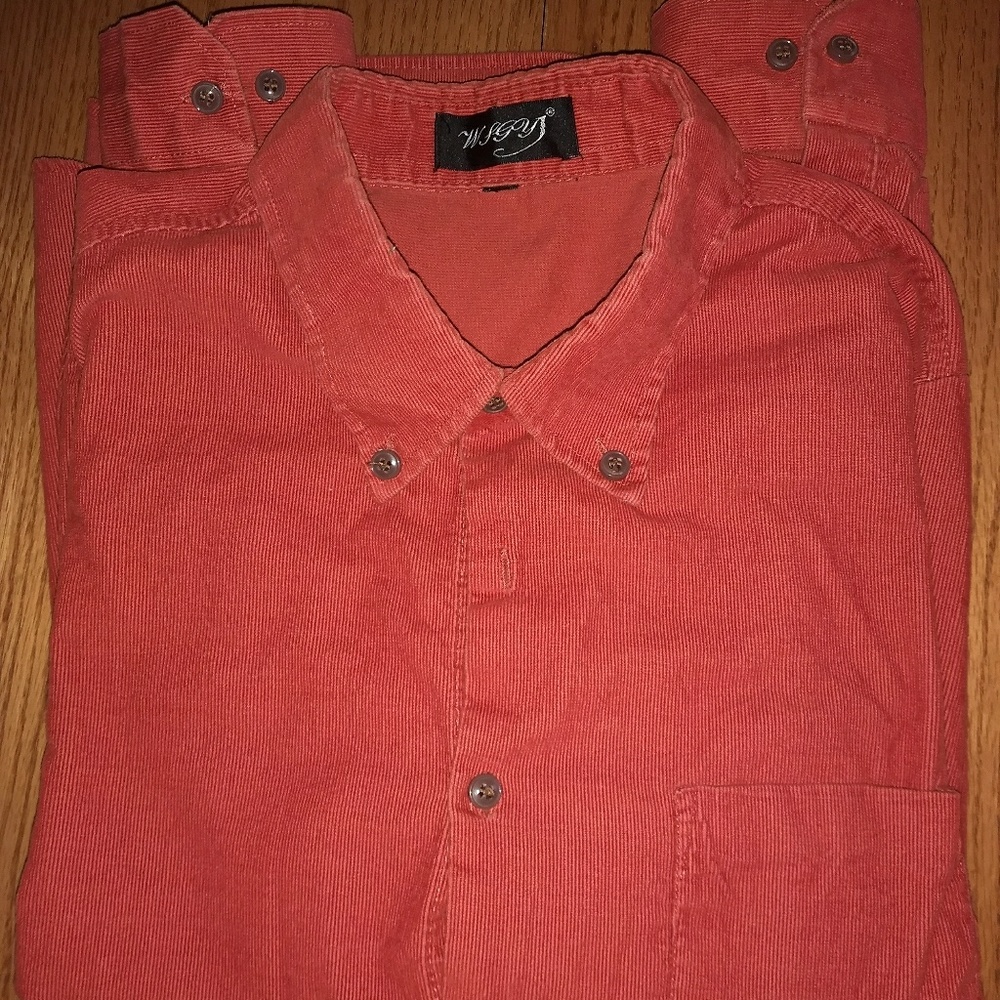 Mens small corduroy button down shirt